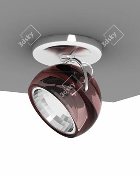 Fabbian Spot Luminaire: Italian Elegance 3D model image 1