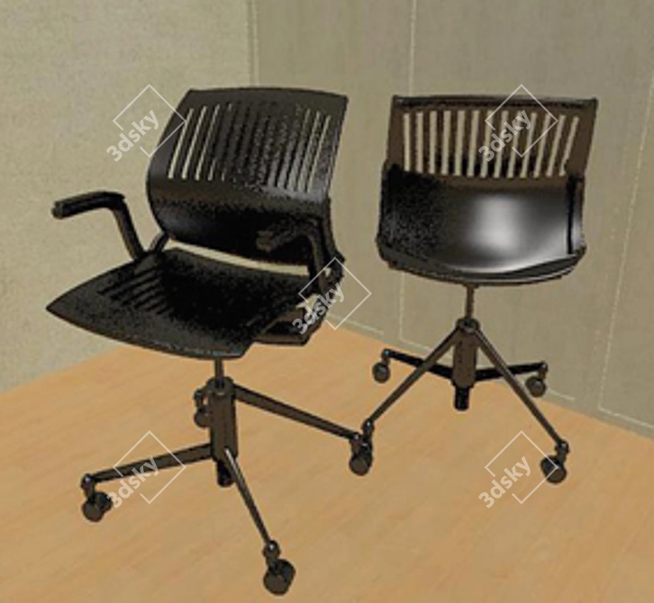 Title: Steelcase Seminar Chair 3D model image 1