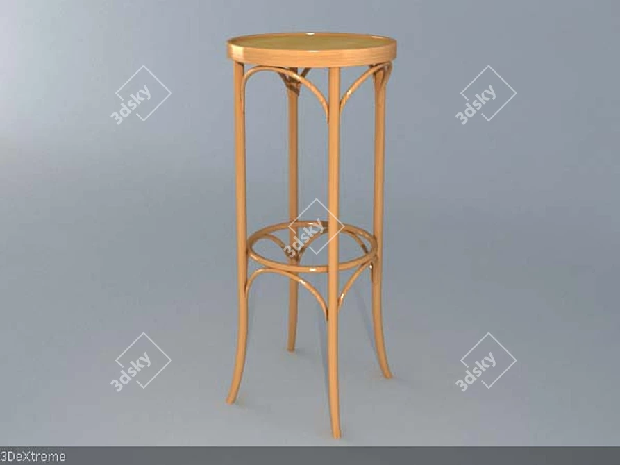 Elegant Bar Stool BST-9739/80 3D model image 1