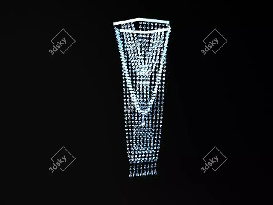 Visioner Wotan Chandelier 3D model image 1