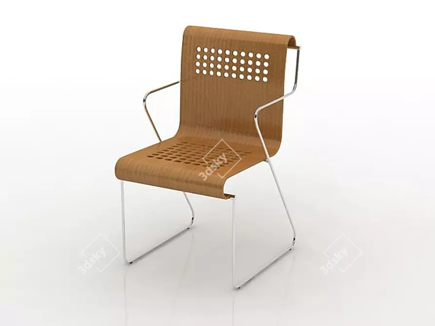 3DsMax Chair: Ergonomic Design 3D model image 1