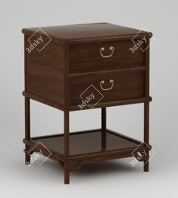 Chinese Furniture Collection: Tumba 3D model image 1