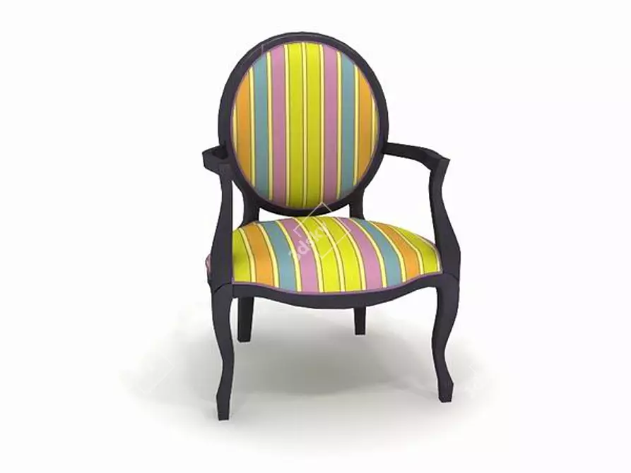 Elegant Classic Chair 3D model image 1