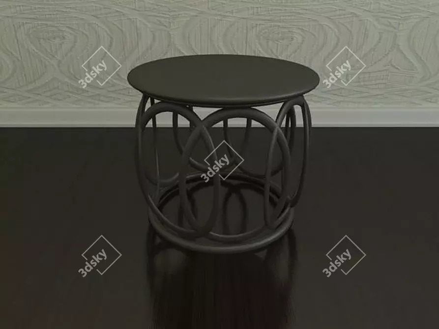 Modern Bedside Table 3D model image 1