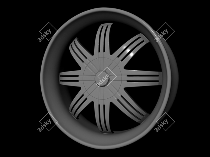 Auto Drive Disc 3D model image 1