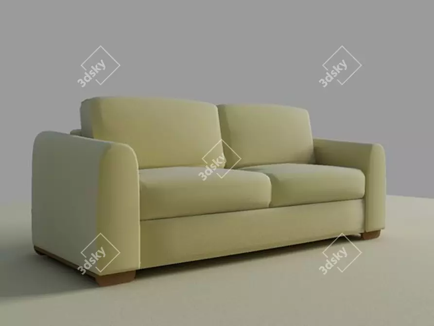 Nikoletti 8: Elegant Sofa for Ultimate Comfort 3D model image 1