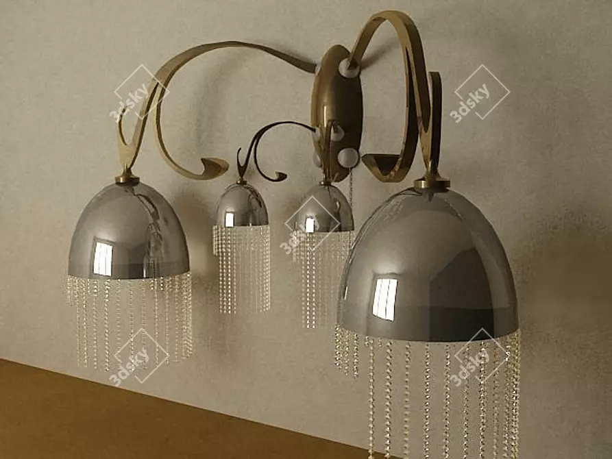 Modern 3D Luminaire 3D model image 1