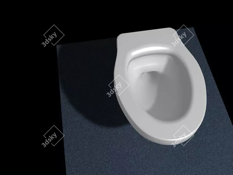 Innovative FlushMate Embedded Toilet 3D model image 1