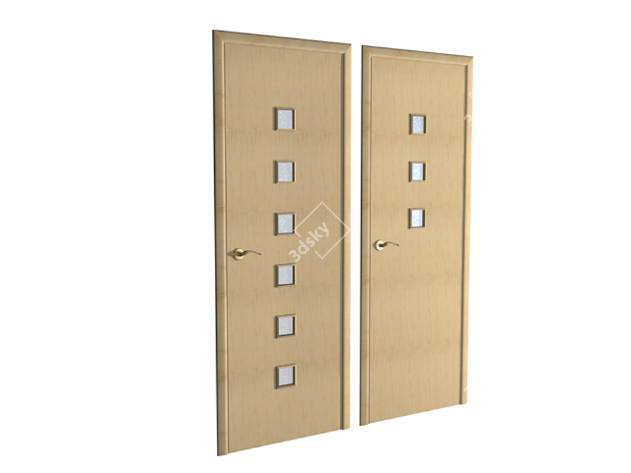 Optim Russian Factory Doors 3D model image 1