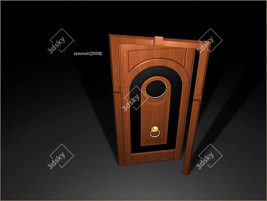 Classic Door 3D model image 1