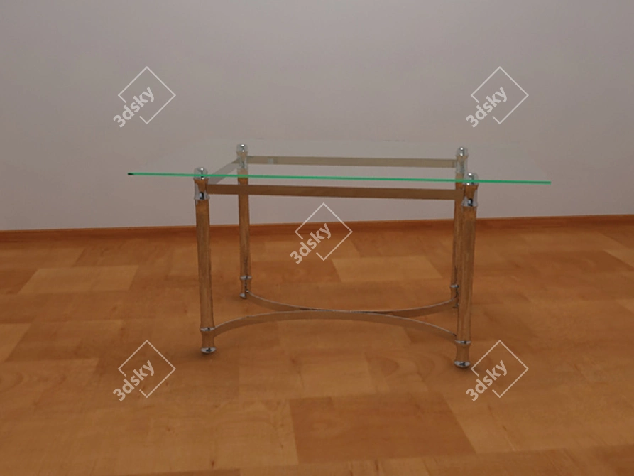 Hi-Tec Inspired Table 3D model image 1