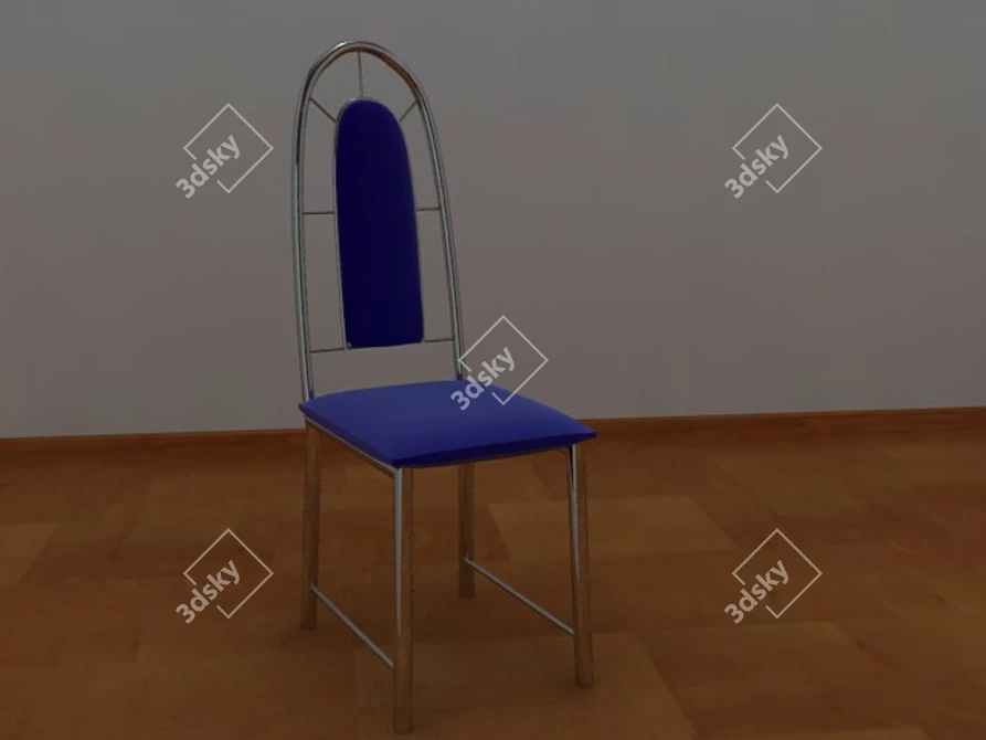 Sleek Hi-Tec Chair 3D model image 1