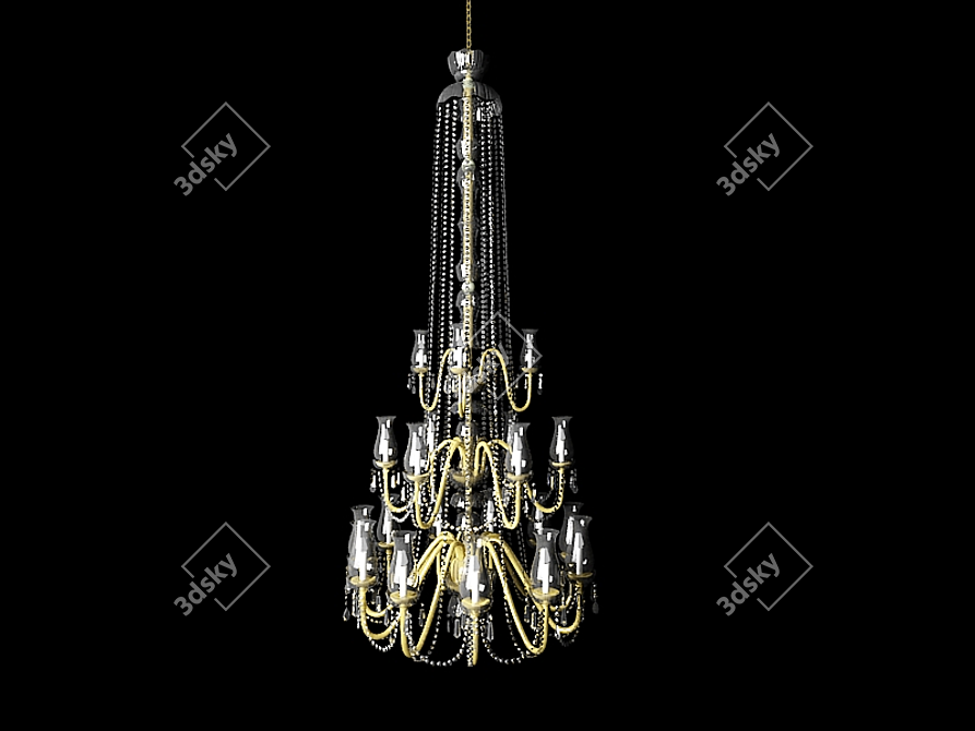 Elegant Italamp S014 Ceiling Light 3D model image 1