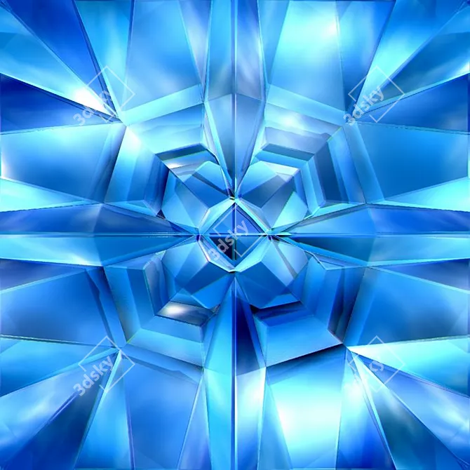 Crystal Photo for Material Base 3D model image 1