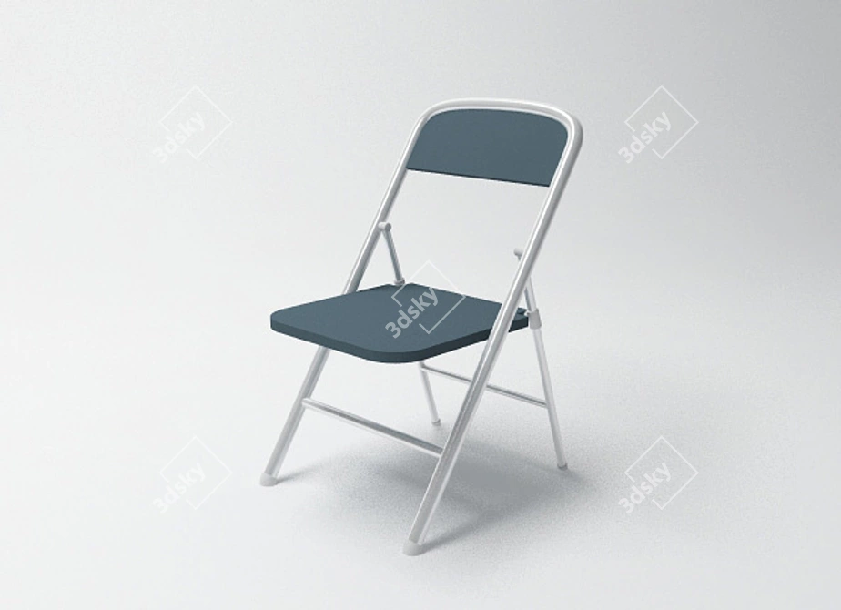 Foldable Chair 3D model image 1