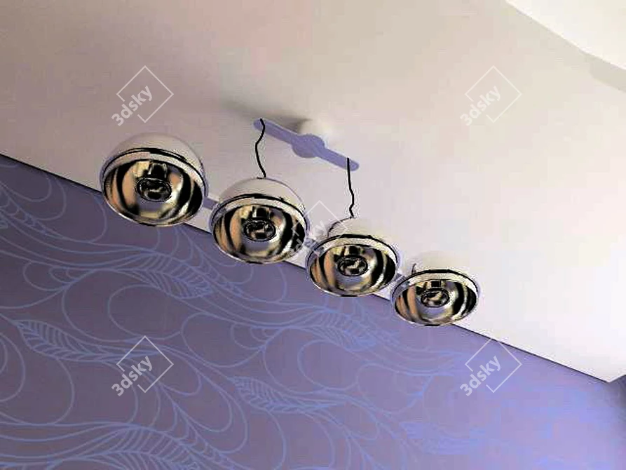 GlowTech Luminaire 3D model image 1