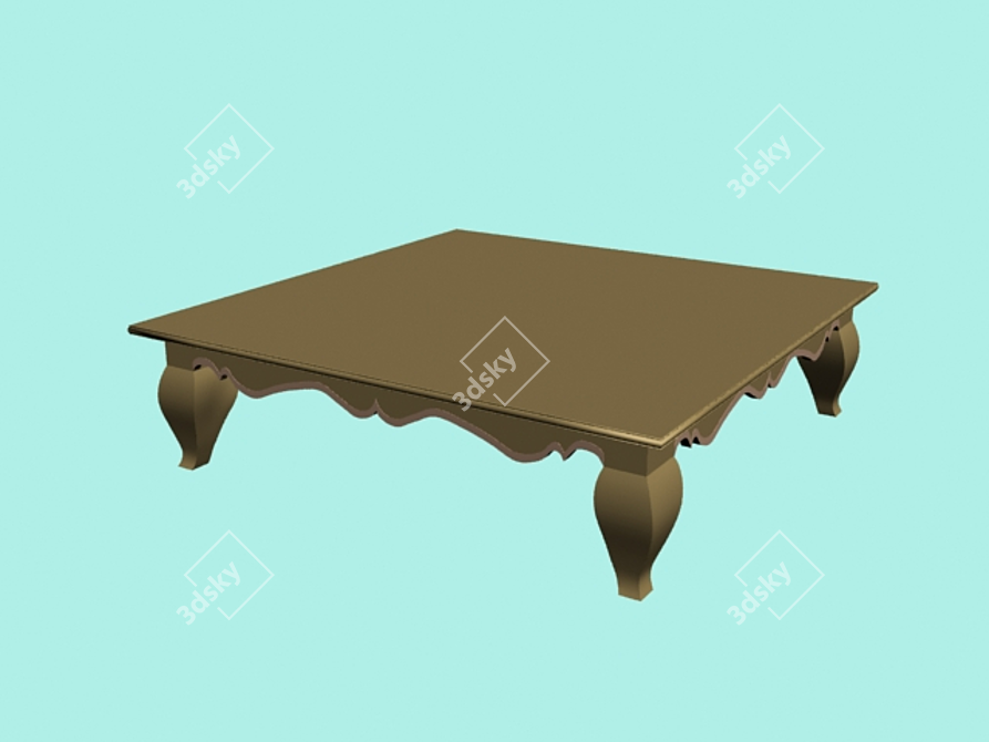 Elegance Defined: Roche-Bobois Table 3D model image 1