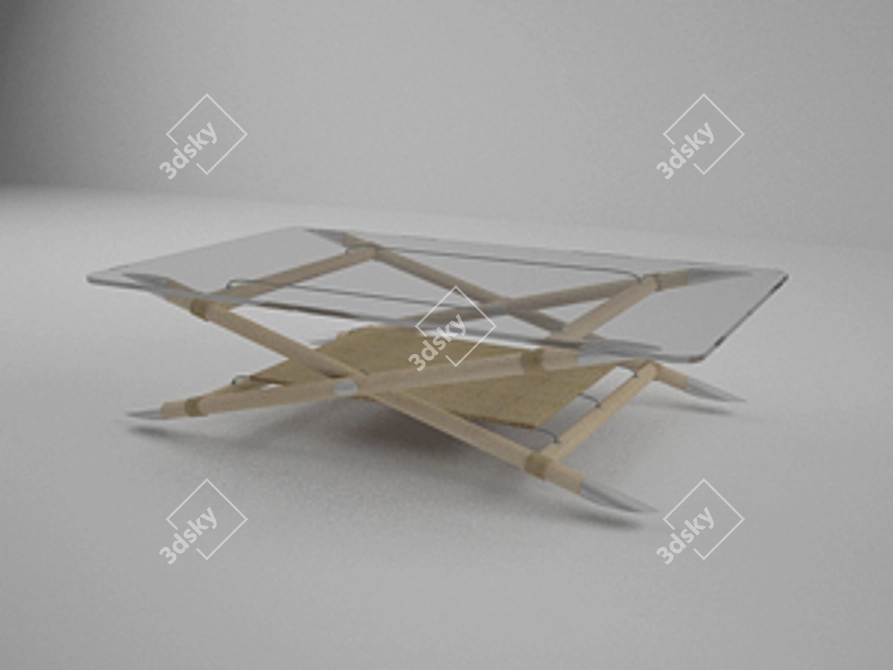 Smania Magnolia: Elegant Table 3D model image 1
