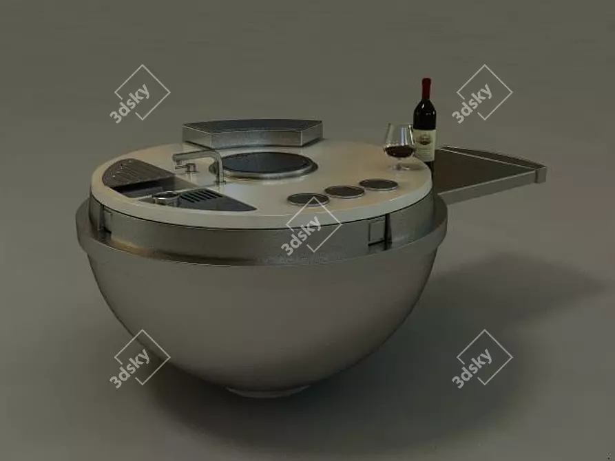 Multi-functional and Stylish Table 3D model image 1