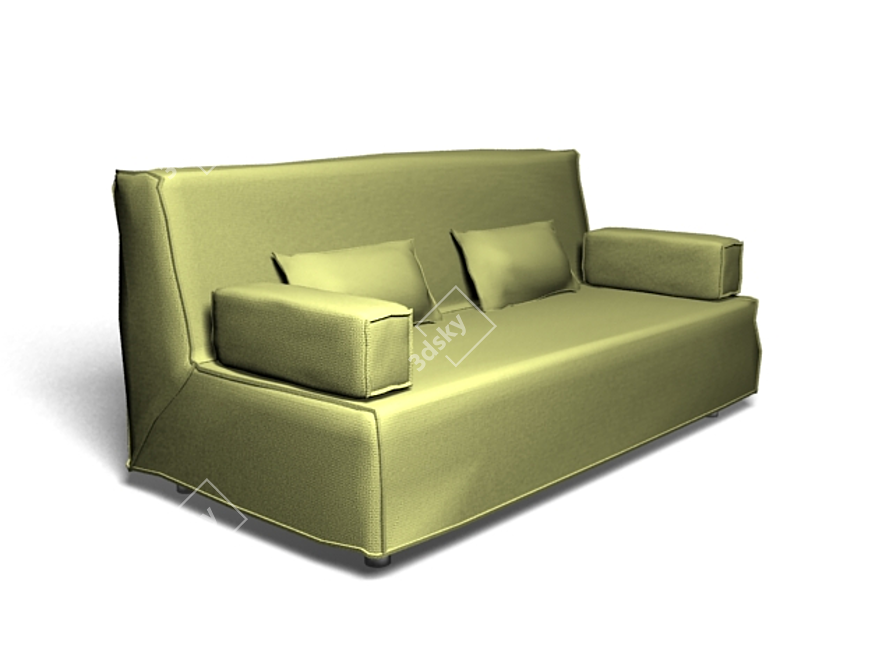 Ikea Beddinge Lovas: Versatile 3-Seater Sofa Bed 3D model image 1