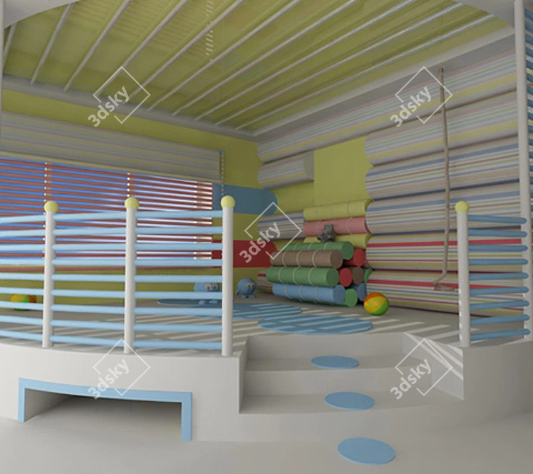 CozyCorners: Perfect for Children's Rooms 3D model image 1