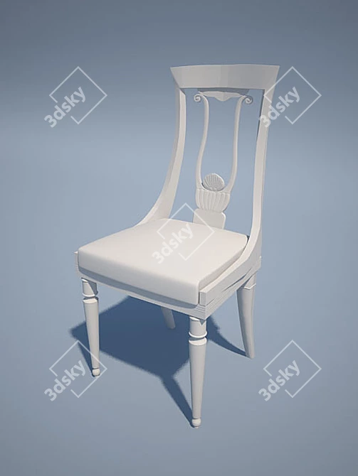 Elegant Molon Chair: Classic Beauty 3D model image 1