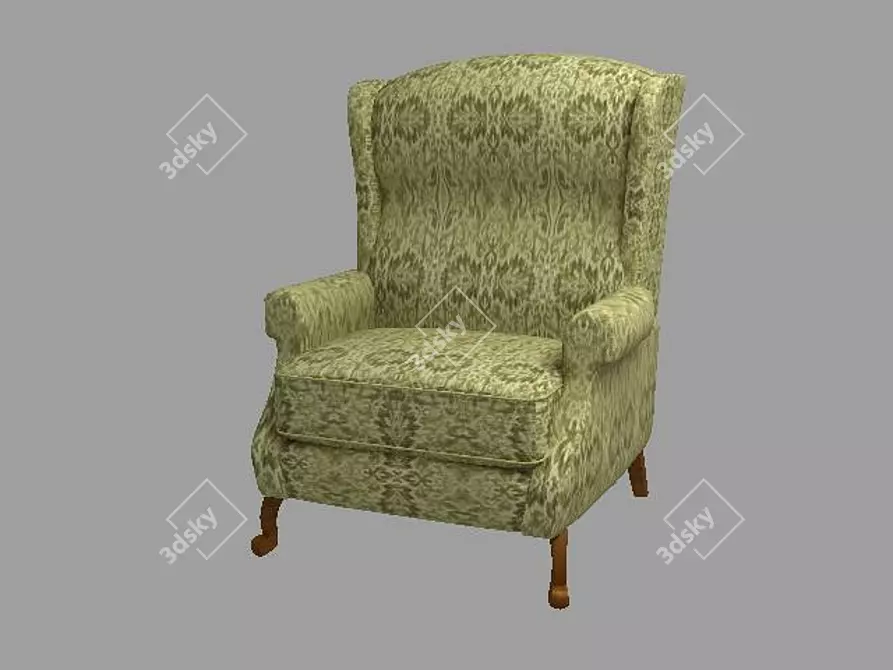 Title: Hampton Texture Chair 3D model image 1