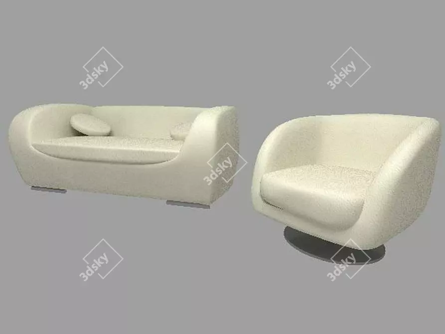 Title: Koinor.rar Sofa Chair 3D model image 1