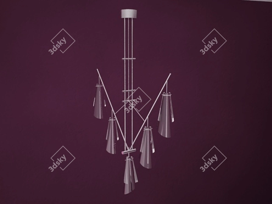 Elegant RolfBenz Lamp 3D model image 1