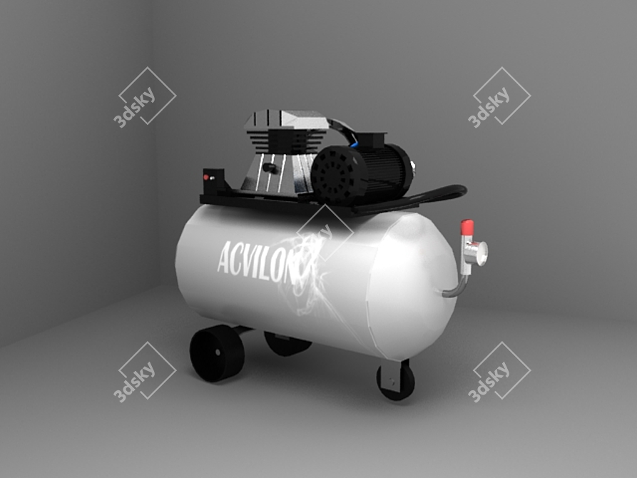 Aquilon Compressor: Powerful and Reliable 3D model image 1