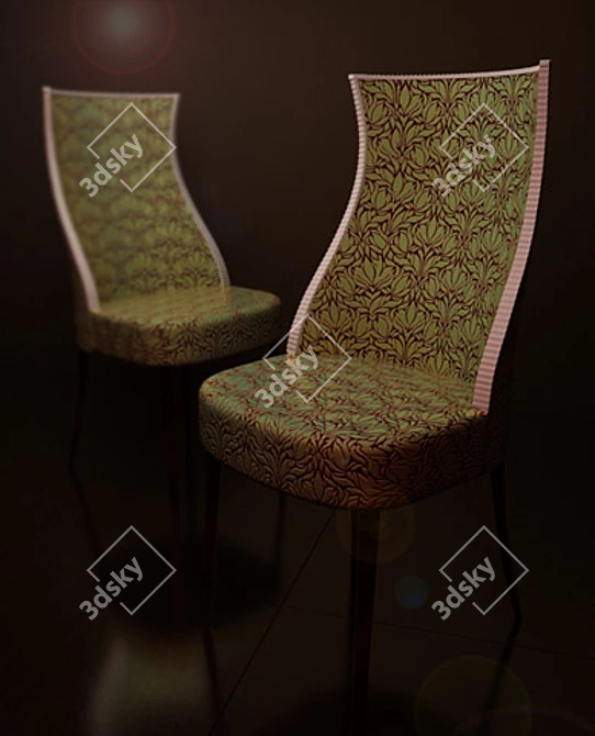 Florence Collections Chair 3D model image 1