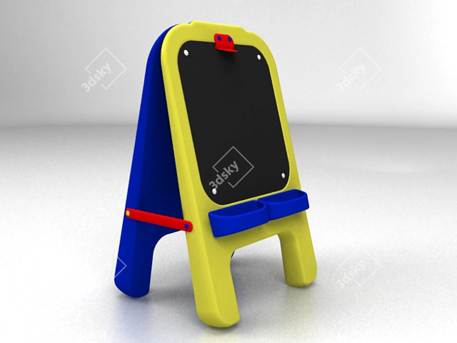 IKEA Children's Easel 3D model image 1