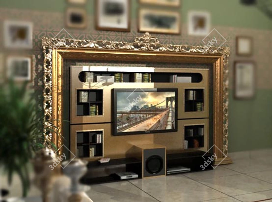 Profi Home Theater in a Frame 3D model image 1