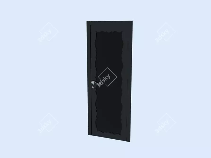 Romagnoli Door: 700x2100 with Handle 3D model image 1