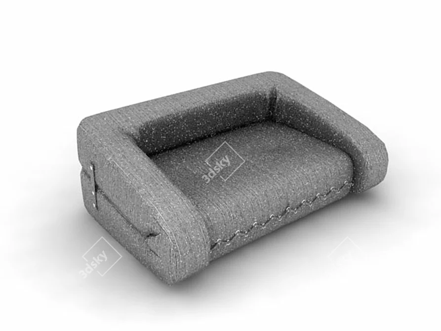 Italian Anfibio Sofa: Versatile Elegance 3D model image 1