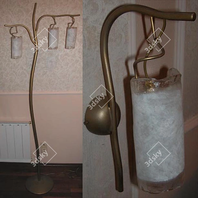 Sil Lux Floor Lamp & BRA LP 6/192D 3D model image 1