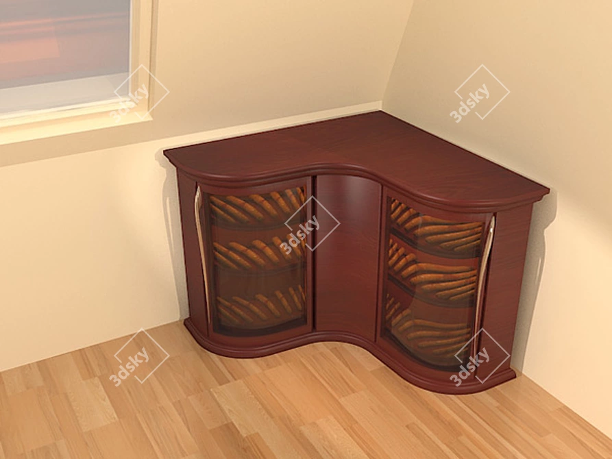 Title: Luxury Cigar Storage Cabinet 3D model image 1