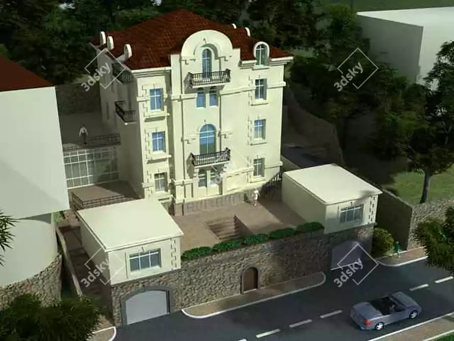 Sevastopol Architectural Marvel 3D model image 1