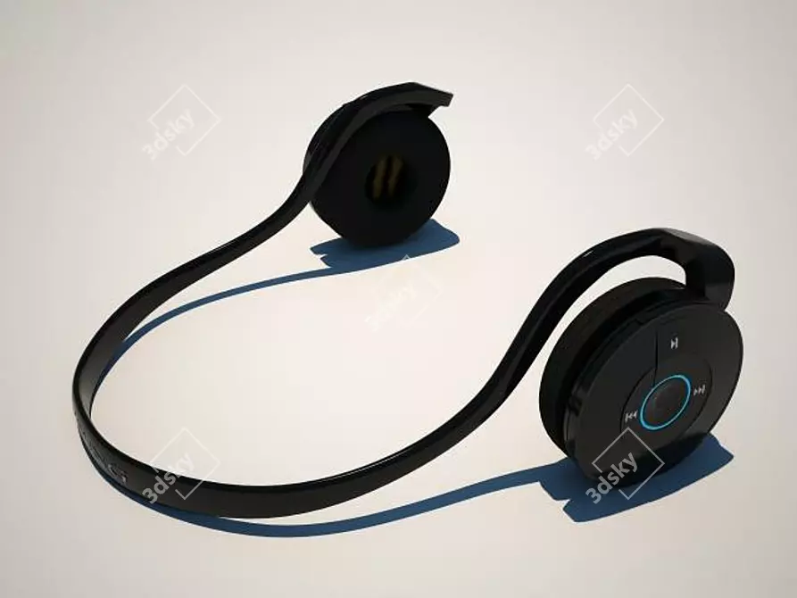 Profi Sound Headphones 3D model image 1