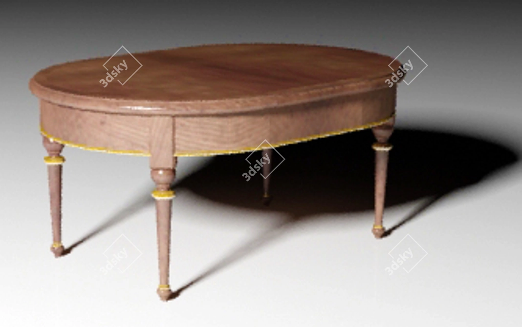 Modern Coffee Table 3D model image 1