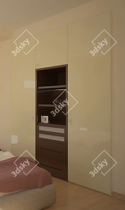 Poliform RAR Wardrobe 3D model image 1