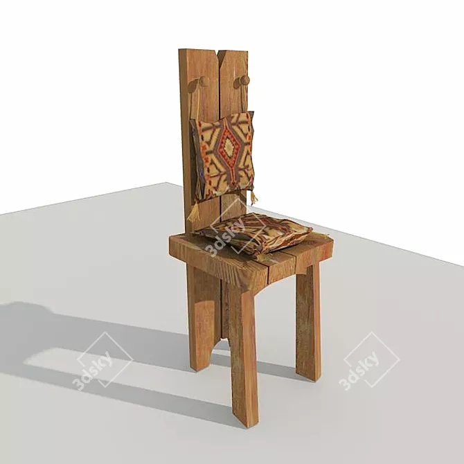 Estonian Heritage Chair 3D model image 1