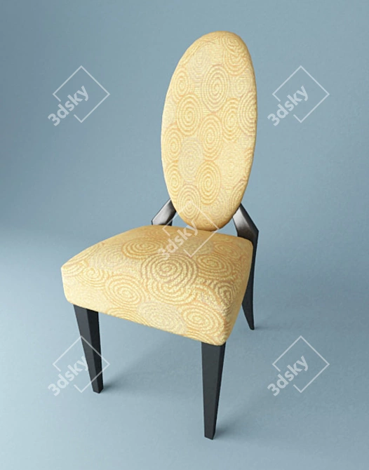 Elegance Personified: Selva Chair 3D model image 1