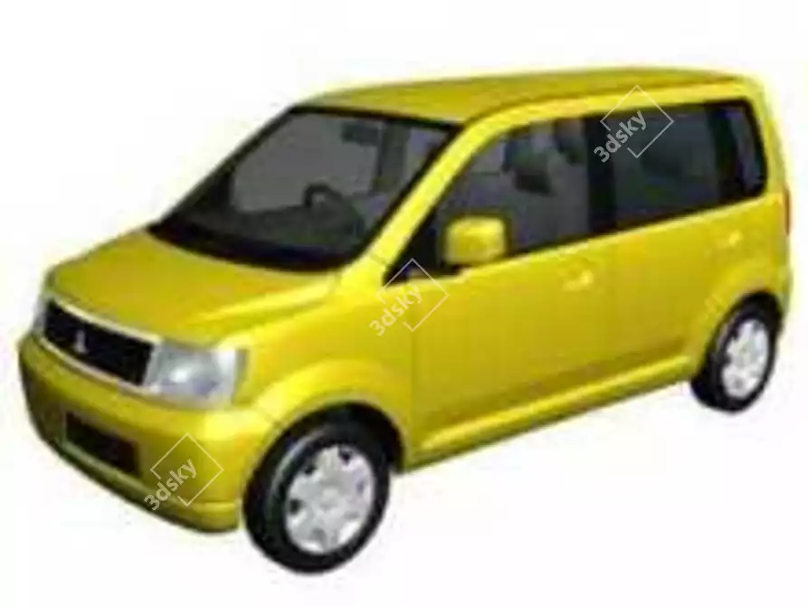 MITSUBISHI eK: Spacious & Stylish Wagon 3D model image 1