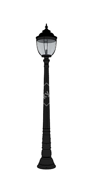 Illuminare Street Lamp 3D model image 1