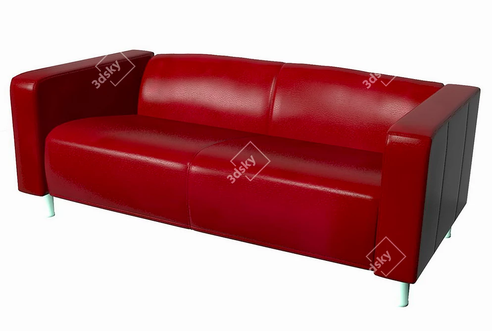 KLIPPAN - Comfy and Stylish Sofa 3D model image 1