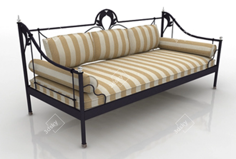 Repose Sofa - Luxurious Comfort 3D model image 1