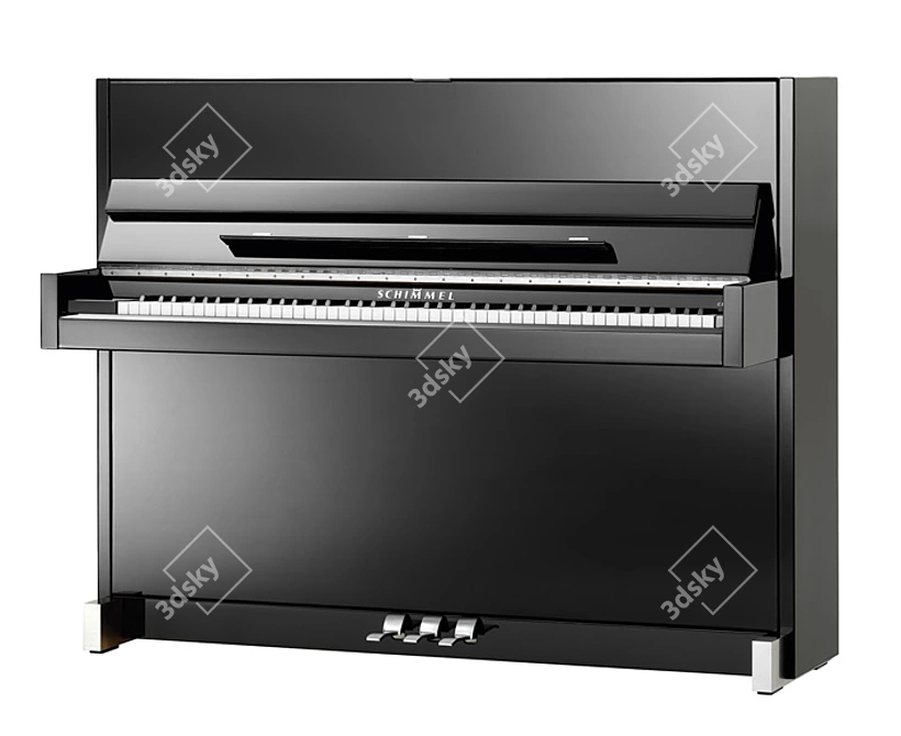 Red Dot 2009 Award-Winning Modern Piano 3D model image 1