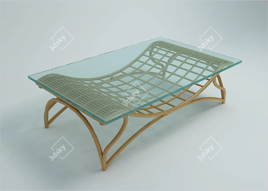 Winter Garden Table 3D model image 1