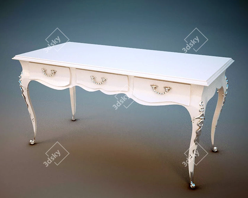 Italian Elegance: Elledue Table 3D model image 1